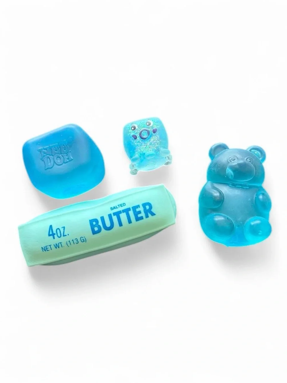 Squishy Toy- Blue Bundle! Includes authentic NeeDoh